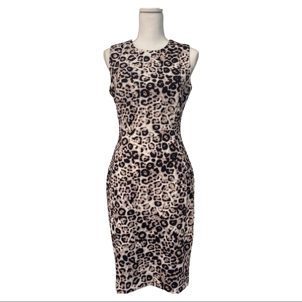 Women’s Sleeveless Leopard Dress
